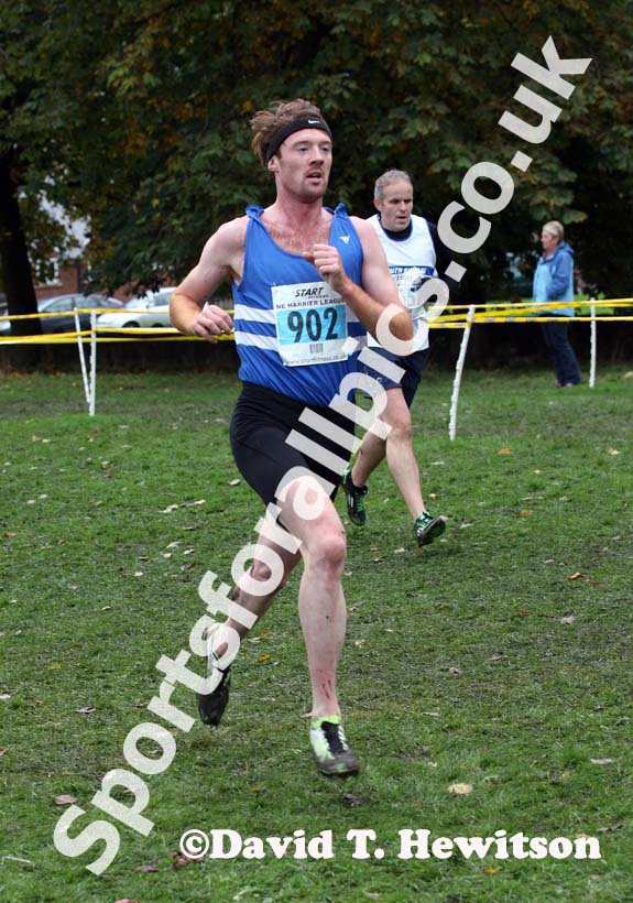 Richard Morrell (Morpeth) in the senior mens North East Harrier League, Blaydon. Photo: David T. Hewitson/Sports for All Pics